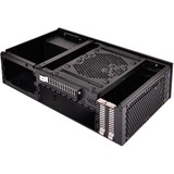 SilverStone SST-ML09B unité centrale HTPC Noir, Boitîer HTPC Noir, HTPC, PC, Acrylique, Plastique, Acier, Mini-DTX, Mini-ITX, Noir, 0,8 mm