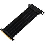 SilverStone SST-RC03B-220 câble plat et ruban Noir, PCI Express 3.0 x16, Mâle/Femelle, Noir, 0,22 m