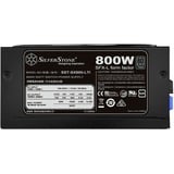 SilverStone SST-SX800-LTI v1.2 alimentation  modulaire 800 watt Noir, 4x PCIe