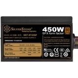 SilverStone ST45SF unité d'alimentation d'énergie 20+4 pin ATX SFX Noir alimentation  450 watt Noir, 1x PCIe, 450 W, 90 - 264 V, 47 - 63 Hz, Actif, 110 W, 450 W