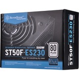 SilverStone ST50F-ES230 unité d'alimentation d'énergie 500 W 24-pin ATX Aluminium alimentation  Noir, 500 W, 207 - 253 V, 47 - 63 Hz, 34 A, +12V1,+3.3V,+5V,+5Vsb,-12V, Actif
