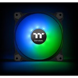 Thermaltake CL-F063-PL12SW-A système de refroidissement d’ordinateur Boitier PC Ventilateur 12 cm Noir, Blanc, Ventilateur de boîtier Noir, Ventilateur, 12 cm, 500 tr/min, 1500 tr/min, 56,45 cfm, Noir, Blanc
