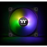 Thermaltake CL-F063-PL12SW-A système de refroidissement d’ordinateur Boitier PC Ventilateur 12 cm Noir, Blanc, Ventilateur de boîtier Noir, Ventilateur, 12 cm, 500 tr/min, 1500 tr/min, 56,45 cfm, Noir, Blanc