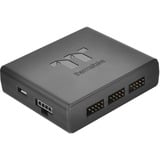 Thermaltake CL-F063-PL12SW-A système de refroidissement d’ordinateur Boitier PC Ventilateur 12 cm Noir, Blanc ventilateurs de boîtier RGB  Noir, 3 pièces, 120 x 120 x 25 mm, PWM, Ventilateur, 12 cm, 500 tr/min, 1500 tr/min, 56,45 cfm, Noir, Blanc