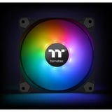 Thermaltake CL-F063-PL12SW-A système de refroidissement d’ordinateur Boitier PC Ventilateur 12 cm Noir, Blanc ventilateurs de boîtier RGB  Noir, 3 pièces, 120 x 120 x 25 mm, PWM, Ventilateur, 12 cm, 500 tr/min, 1500 tr/min, 56,45 cfm, Noir, Blanc