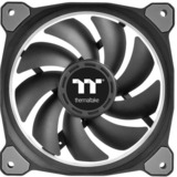 Thermaltake CL-F076-PL12SW-A système de refroidissement d’ordinateur Boitier PC Ventilateur 12 cm Noir, Ventilateur de boîtier Ventilateur, 12 cm, 1500 tr/min, 24,7 dB, 24,7 sone, 48,34 cfm