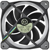 Thermaltake CL-F076-PL12SW-A système de refroidissement d’ordinateur Boitier PC Ventilateur 12 cm Noir, Ventilateur de boîtier Ventilateur, 12 cm, 1500 tr/min, 24,7 dB, 24,7 sone, 48,34 cfm