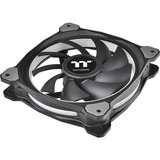 Thermaltake CL-F076-PL12SW-A système de refroidissement d’ordinateur Boitier PC Ventilateur 12 cm Noir, Ventilateur de boîtier Ventilateur, 12 cm, 1500 tr/min, 24,7 dB, 24,7 sone, 48,34 cfm