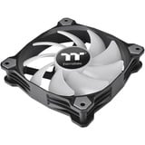 Thermaltake CL-F080-PL14SW-A système de refroidissement d’ordinateur Boitier PC Ventilateur 14 cm Noir ventilateurs de boîtier RGB  3 pièces, 140 x 140 x 25 mm, Ventilateur, 14 cm, 500 tr/min, 1400 tr/min, 30,4 dB, 70,32 cfm