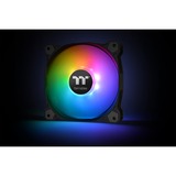 Thermaltake CL-F080-PL14SW-A système de refroidissement d’ordinateur Boitier PC Ventilateur 14 cm Noir ventilateurs de boîtier RGB  3 pièces, 140 x 140 x 25 mm, Ventilateur, 14 cm, 500 tr/min, 1400 tr/min, 30,4 dB, 70,32 cfm
