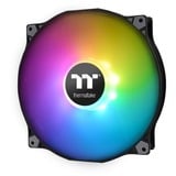 Thermaltake Pure 20 ARGB Boitier PC Ventilateur Noir ventilateur de boîtier 200 x 200 x 30 mm, PWM, Ventilateur, 500 tr/min, 1000 tr/min, 31,2 dB, 31,2 sone, 129,54 cfm