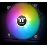 Thermaltake Pure 20 ARGB Boitier PC Ventilateur Noir ventilateur de boîtier 200 x 200 x 30 mm, PWM, Ventilateur, 500 tr/min, 1000 tr/min, 31,2 dB, 31,2 sone, 129,54 cfm