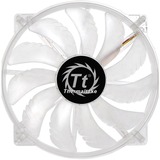 Thermaltake Pure 20 LED Boitier PC Ventilateur 20 cm Transparent, Ventilateur de boîtier Transparent, Ventilateur, 20 cm, 800 tr/min, 28,2 dB, 129,639 cfm, Transparent