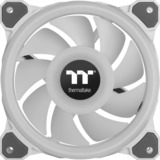 Thermaltake RGB Quad 12 Ventilateur de radiateur TT Premium Edition 3 Pack, Ventilateur de boîtier Blanc, 3 pièces, contrôleur inclus