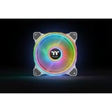 Thermaltake RGB Quad 12 Ventilateur de radiateur TT Premium Edition 3 Pack, Ventilateur de boîtier Blanc, 3 pièces, contrôleur inclus