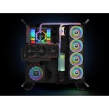 Thermaltake RGB Quad 14 RGB Radiator Fan TT Premium Edition 3 Pack, Ventilateur de boîtier Blanc, 3 pièces, contrôleur inclus