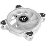 Thermaltake RGB Quad 14 RGB Radiator Fan TT Premium Edition 3 Pack, Ventilateur de boîtier Blanc, 3 pièces, contrôleur inclus