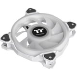 Thermaltake RGB Quad 14 RGB Radiator Fan TT Premium Edition 3 Pack, Ventilateur de boîtier Blanc, 3 pièces, contrôleur inclus