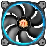 Thermaltake Riing 12 Boitier PC Ventilateur 12 cm Noir, Ventilateur de boîtier Ventilateur, 12 cm, 800 tr/min, 1500 tr/min, 26,4 dB, 40,6 cfm