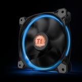 Thermaltake Riing 12 Boitier PC Ventilateur 12 cm Noir, Ventilateur de boîtier Ventilateur, 12 cm, 800 tr/min, 1500 tr/min, 26,4 dB, 40,6 cfm