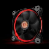 Thermaltake Riing 12 Boitier PC Ventilateur 12 cm Noir, Ventilateur de boîtier Ventilateur, 12 cm, 800 tr/min, 1500 tr/min, 26,4 dB, 40,6 cfm