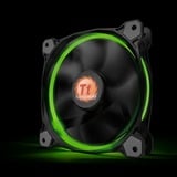 Thermaltake Riing 12 Boitier PC Ventilateur 12 cm Noir, Ventilateur de boîtier Ventilateur, 12 cm, 800 tr/min, 1500 tr/min, 26,4 dB, 40,6 cfm