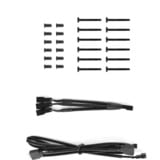 Thermaltake Riing 12 Sync Universel Ventilateur 12 cm Noir ventilateurs de boîtier RGB  3 pièces, 120 x 120 x 25 mm, Ventilateur, 12 cm, 800 tr/min, 1500 tr/min, 26,4 dB, 40,6 cfm