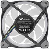 Thermaltake Riing Duo 12 RGB Premium Edition Boitier PC Ventilateur 12 cm Noir, Ventilateur de boîtier Noir, Ventilateur, 12 cm, 500 tr/min, 1500 tr/min, 23,9 dB, 42,45 cfm