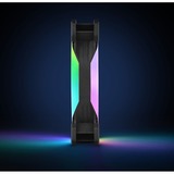 Thermaltake Riing Trio 12 LED RGB Radiator Fan TT Premium Edition Boitier PC Ventilateur 12 cm Noir, Ventilateur de boîtier Ventilateur, 12 cm, 500 tr/min, 1500 tr/min, 25,2 dB, 41,13 cfm