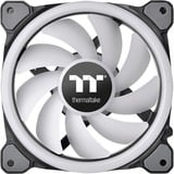 Thermaltake Riing Trio 12 LED RGB Radiator Fan TT Premium Edition Boitier PC Ventilateur 12 cm Noir, Ventilateur de boîtier Ventilateur, 12 cm, 500 tr/min, 1500 tr/min, 25,2 dB, 41,13 cfm