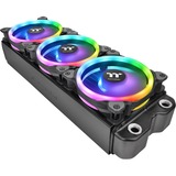 Thermaltake Riing Trio 12 LED RGB Radiator Fan TT Premium Edition Boitier PC Ventilateur 12 cm Noir, Ventilateur de boîtier Ventilateur, 12 cm, 500 tr/min, 1500 tr/min, 25,2 dB, 41,13 cfm