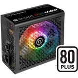 Thermaltake Smart RGB unité d'alimentation d'énergie 500 W 20+4 pin ATX ATX Noir Noir, 500 W, 230 V, 50 - 60 Hz, 5 A, Actif, 100 W