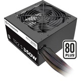 Thermaltake TRS-350AH2NK unité d'alimentation d'énergie 350 W 20+4 pin ATX ATX Noir Noir, 350 W, 230 V, 50 - 60 Hz, 4 A, Actif, 90 W