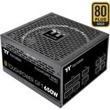 Thermaltake Toughpower GF1 650w 80+ Gold unité d'alimentation d'énergie 24-pin ATX ATX Noir Noir, 650 W, 100 - 240 V, 50 - 60 Hz, 10 A, 120 W, 650,4 W