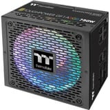 Thermaltake Toughpower GF1 ARGB alimentation  modulaire 750 watt Noir, 4x PCIe, 750 W, 100 - 240 V, 900 W, 50/60 Hz, 10 A, Actif