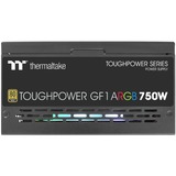 Thermaltake Toughpower GF1 ARGB alimentation  modulaire 750 watt Noir, 4x PCIe, 750 W, 100 - 240 V, 900 W, 50/60 Hz, 10 A, Actif
