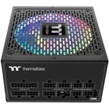 Thermaltake Toughpower GF1 ARGB alimentation  modulaire 850 watt Noir, 6x PCIe, 850 W, 100 - 240 V, 1020 W, 50/60 Hz, 12 A, Actif