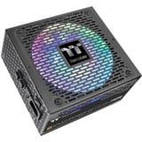 Thermaltake Toughpower GF1 ARGB alimentation modulaire 750 watt Noir, 4x PCIe, 750 W, 100 - 240 V, 900 W, 50/60 Hz, 10 A, Actif