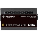 Thermaltake Toughpower GX1 500W Gold unité d'alimentation d'énergie ATX Noir alimentation  Noir, 500 W, 100 - 240 V, 600 W, 47 - 63 Hz, 8 A, Actif