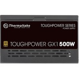 Thermaltake Toughpower GX1 500W Gold unité d'alimentation d'énergie ATX Noir alimentation  Noir, 500 W, 100 - 240 V, 600 W, 47 - 63 Hz, 8 A, Actif