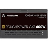 Thermaltake Toughpower GX1 600W Gold unité d'alimentation d'énergie 24-pin ATX ATX Noir Noir, 600 W, 100 - 240 V, 720 W, 47 - 63 Hz, 9 A, Actif