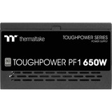 Thermaltake Toughpower PF1 650W alimentation  Noir, 650 W, 100 - 240 V, 780 W, 50/60 Hz, 10 A, Actif