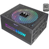 Thermaltake Toughpower PF1 unité d'alimentation d'énergie 24-pin ATX Noir alimentation modulaire 850 watt Noir, 6x PCIe, 850 W, 100 - 240 V, 1020 W, 50/60 Hz, 12 A, Actif