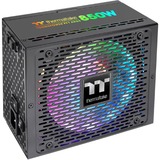 Thermaltake Toughpower PF1 unité d'alimentation d'énergie 24-pin ATX Noir alimentation modulaire 850 watt Noir, 6x PCIe, 850 W, 100 - 240 V, 1020 W, 50/60 Hz, 12 A, Actif