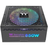 Thermaltake Toughpower PF1 unité d'alimentation d'énergie 24-pin ATX Noir alimentation modulaire 850 watt Noir, 6x PCIe, 850 W, 100 - 240 V, 1020 W, 50/60 Hz, 12 A, Actif