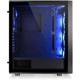 Thermaltake Versa J25 TG RGB Midi Tower Noir, boîtier pc Noir | 2x USB-A | RGB | Verre Trempé