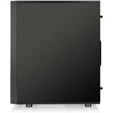 Thermaltake Versa J25 TG RGB Midi Tower Noir, boîtier pc Noir | 2x USB-A | RGB | Verre Trempé