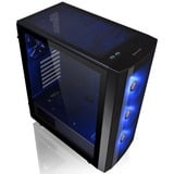 Thermaltake Versa J25 TG RGB Midi Tower Noir, boîtier pc Noir | 2x USB-A | RGB | Verre Trempé