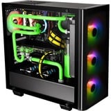 Thermaltake View 21 TG RGB Plus Midi Tower Noir, boîtier pc Noir | 2x USB-A | RGB | Verre Trempé
