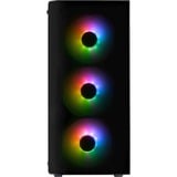 Thermaltake View 21 TG RGB Plus Midi Tower Noir, boîtier pc Noir | 2x USB-A | RGB | Verre Trempé